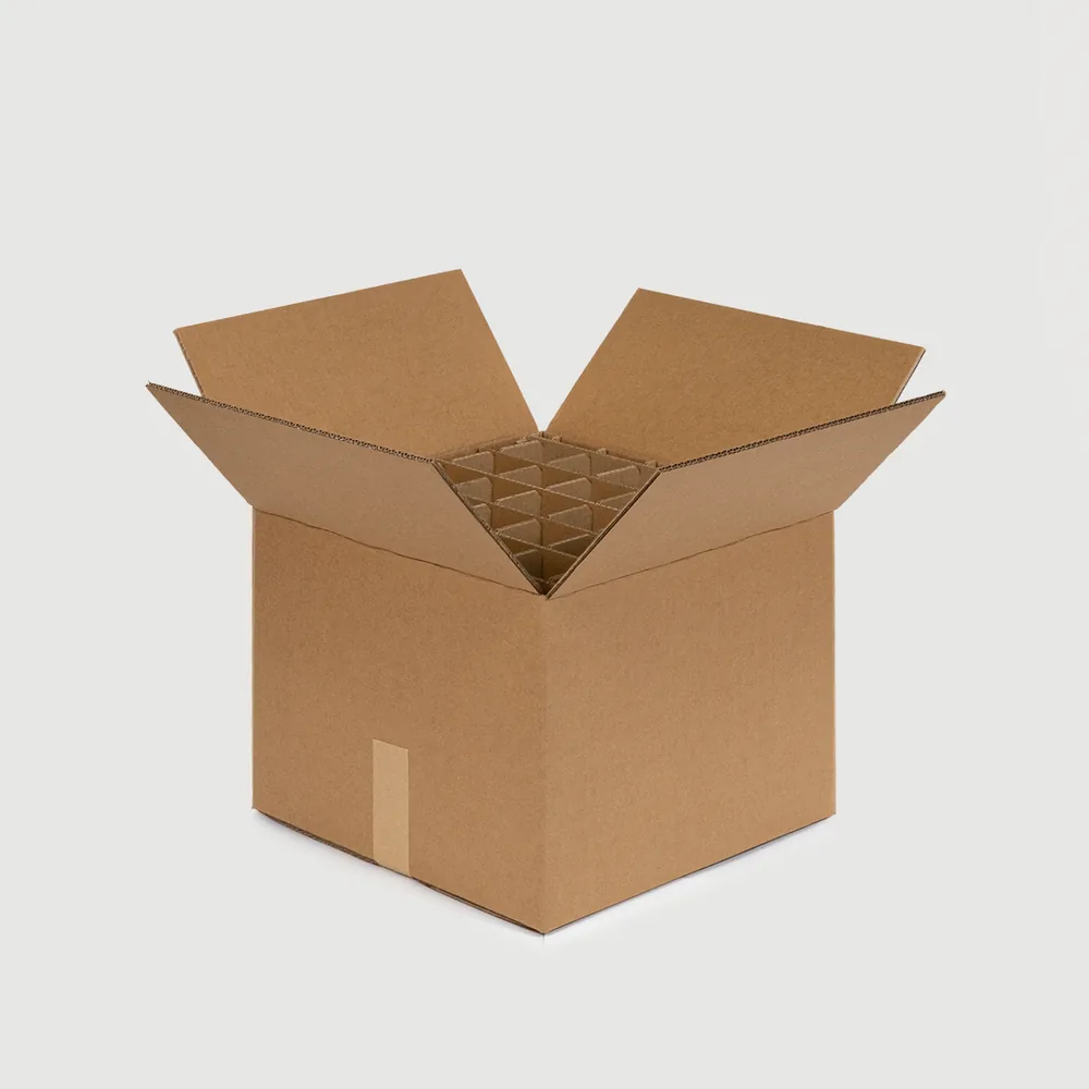 Caja con rejilla