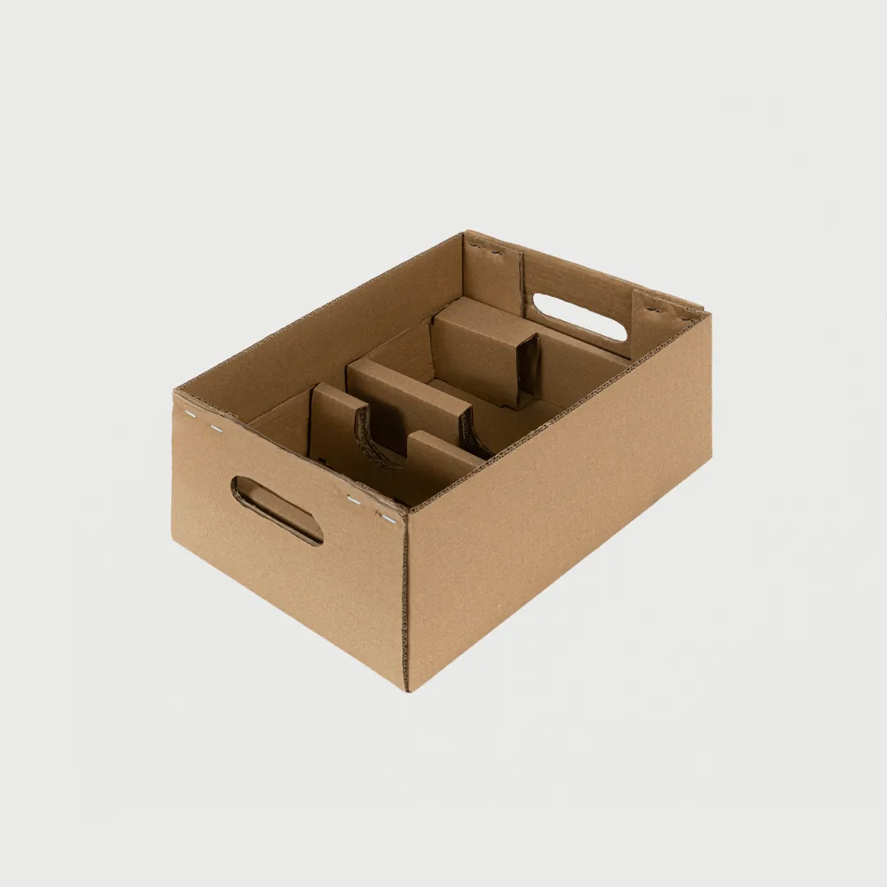 Caja troquelada