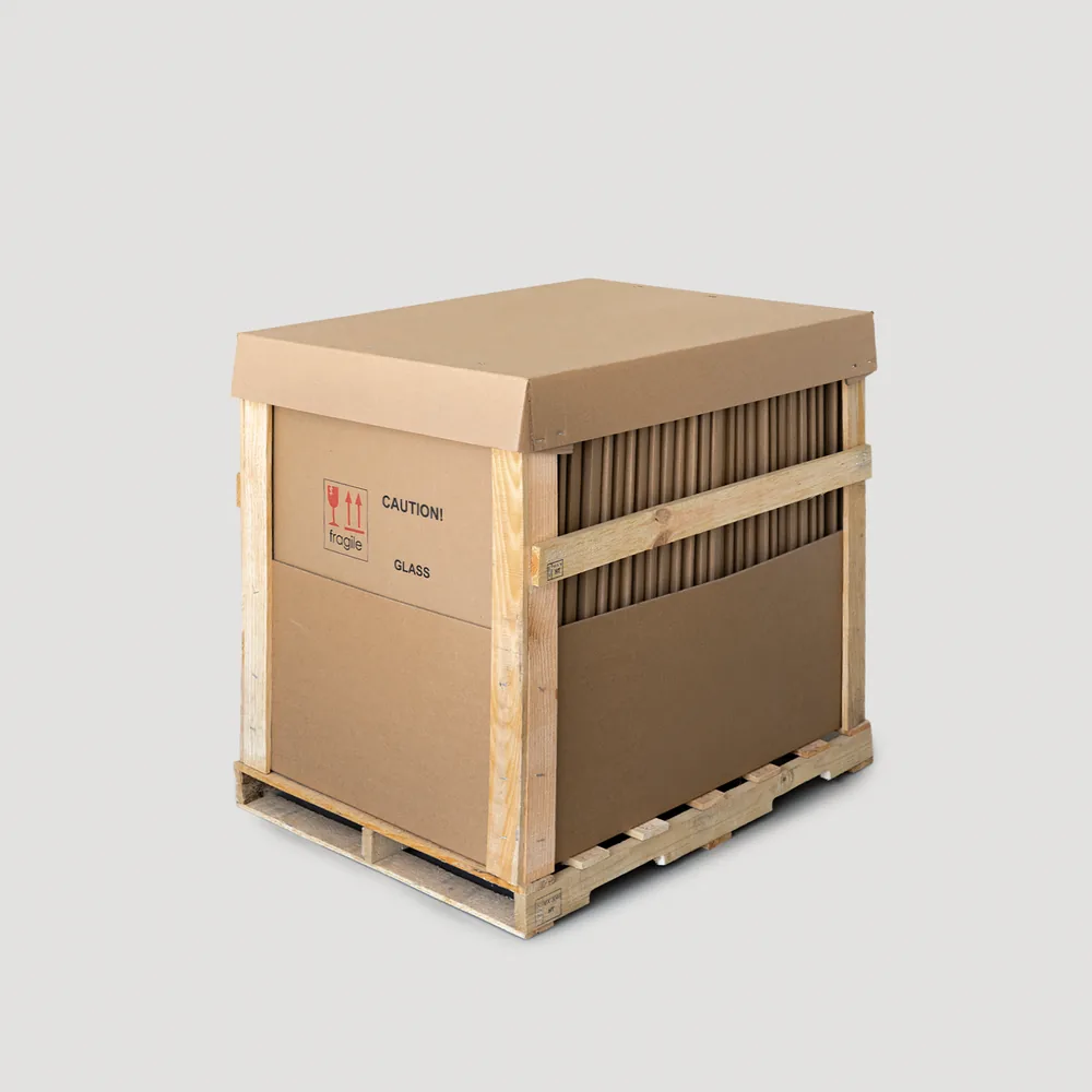Contenedor tarima de madera